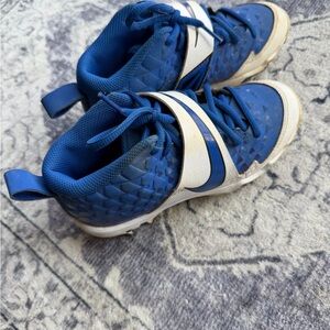 Nike Kids Blue and White cleats